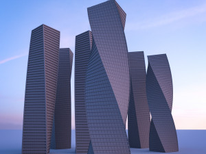skyscrapers Modelo 3D