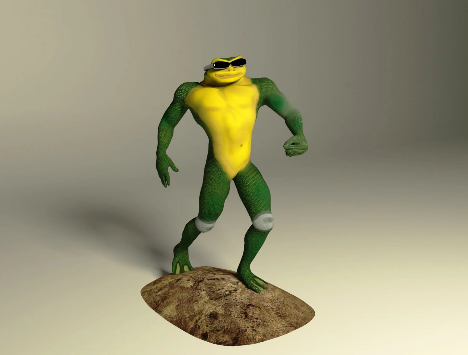 battletoad 3D Model .c4d .max .obj .3ds .fbx .stl .blend 