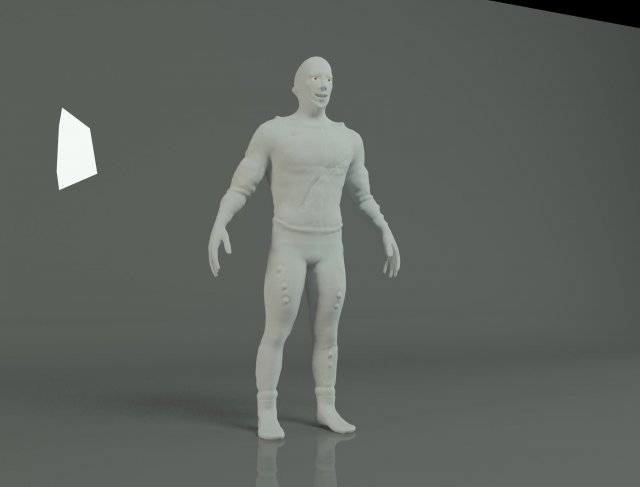 zombie man 3Dモデル .c4d .max .obj .3ds .fbx .stl .blend 