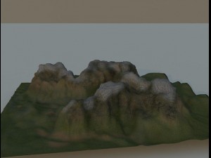 mountains 3D Modell