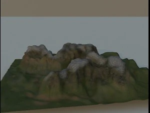 montagne Modello 3D