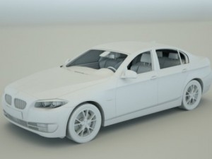 bmw 5 series f10 Model 3D