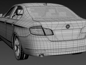 bmw 5 series f10 Model 3D