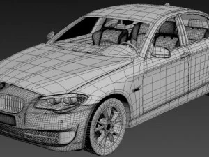 bmw 5 series f10 3D Model