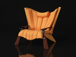 chair yellow 3D Model