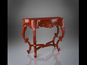 consol wood 3D Model