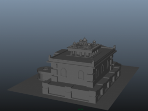 building in the greek style 3D Model