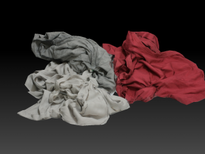 Pile of Cloths 2 Modelo 3D