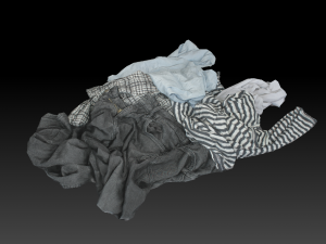 Pile of Cloths 3 Model 3D