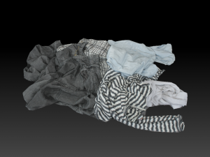Pile of Cloths 3 Model 3D