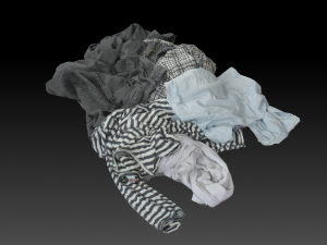 Pile of Cloths 3 Model 3D