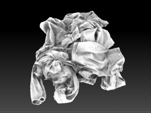 Pile of Cloths 3 Model 3D