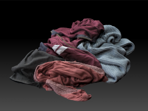 Pile of Cloths 4 Modelo 3D