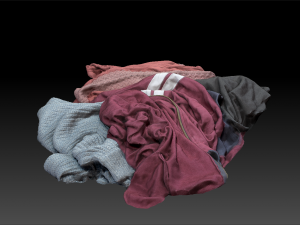 Pile of Cloths 4 3Dモデル