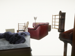 Realtime Game Furniture Pack Low-poly 3D Model