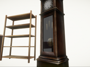 Realtime Game Furniture Pack Low-poly 3D Model