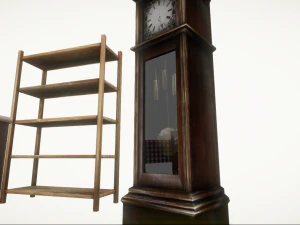 Realtime Game Furniture Pack Low-poly 3D Model