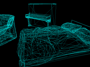 Realtime Game Furniture Pack Low-poly 3D Model