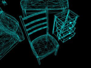 Realtime Game Furniture Pack Low-poly 3D Model