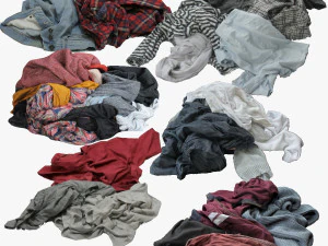 3D Коллекция кучи одежды 3D Модель