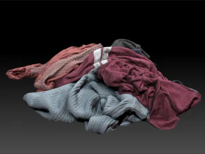 3D Clothes Pile Collection 3D Model