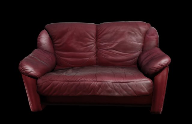 Low Poly Game Ready Leather Sofa - lether couch Modelo 3D .c4d .max .obj .3ds .fbx .stl .blend 