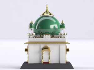roza mosque Modelo 3D