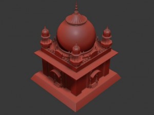 roza mosque Modelo 3D
