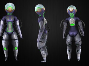 jessica sci-fi 3D 模型