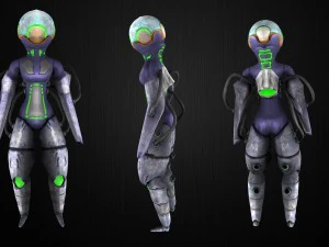 ジェシカ SF 3Dモデル