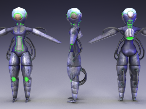 jessica sci-fi 3D मॉडल