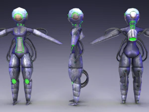 jessica sci-fi 3D Model