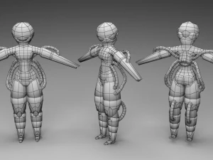 jessica sci-fi 3D Model