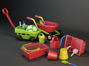 plastic toys Modèle 3D