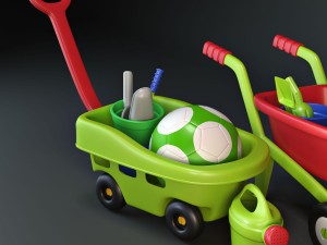 plastic toys 3D 模型