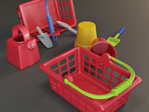 plastic toys 3D 模型