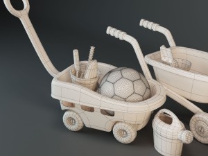 plastic toys 3D 模型