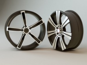 alloy rims Model 3D