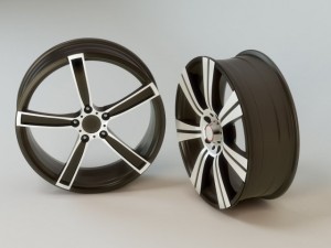 alloy rims Model 3D