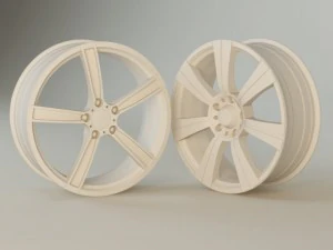 cerchi in lega Modello 3D