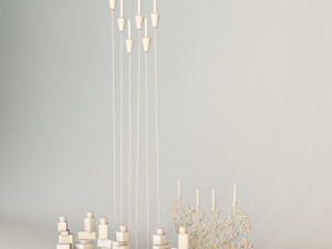candle holders 3D Model
