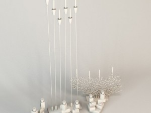 candle holders 3D Model