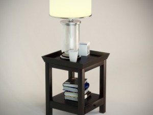 bedside table Model 3D