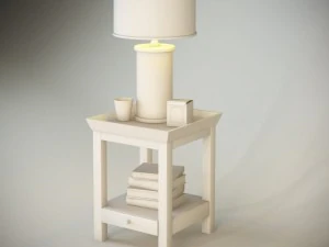 bedside table 3D Model