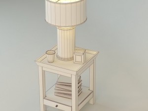 bedside table Model 3D