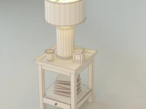 bedside table 3D Model