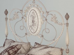 bed Model 3D