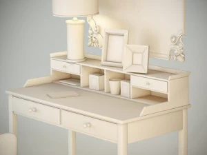 table with a mirror 3D Model
