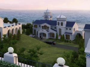 ocean view villa 016 3D Model