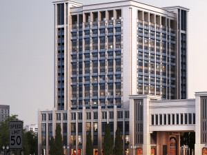 city shopping mall 18 3D Model